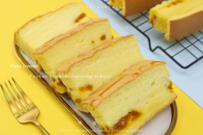 【芝士咸蛋黃肉松古早蛋糕】一口一個(gè)，好吃到duang~ （內(nèi)附步驟講解）